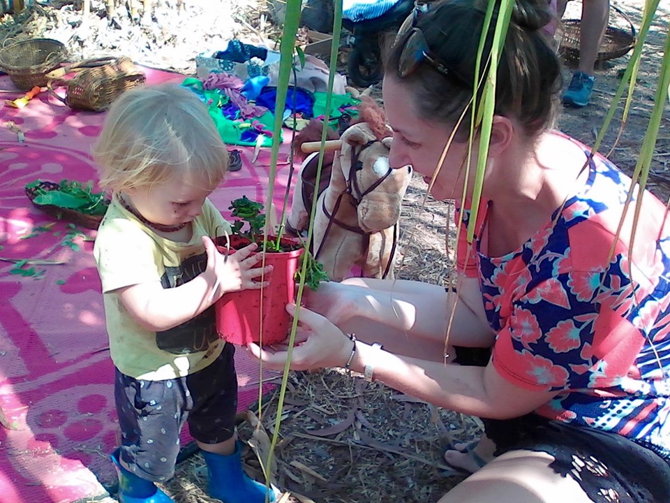 Cooking Local Greens with Little Gardeners
